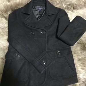 Gap Wool Blend Pea Coat Swing Coat, SZ M